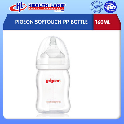 PIGEON SOFTOUCH PP BOTTLE 160ML